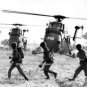 Army Choctaw Helicopters Pilots Combat Troops Soldiers Vietnam War Time Photo