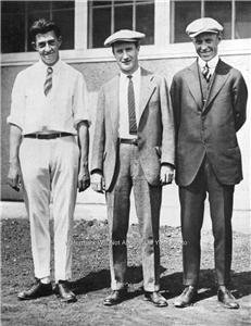 FRANCIS OUIMET JEROME TRAVERS CHICK EVANS 1915 PHOTO U.S.OPEN AMATEUR PRO GOLF