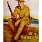 AMERICAN WWII WAR BONDS POSTER U.S. MARINE NEW YORK CITY RECRUITING OFFICE