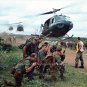 Vietnam War Cambodia Laos Huey Helicopters Army G.I. Soldiers M16 Color Photo