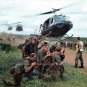Vietnam War Cambodia Laos Huey Helicopters Army G.I. Soldiers M16 Color Photo