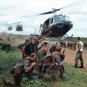 Vietnam War Cambodia Laos Huey Helicopters Army G.I. Soldiers M16 Color Photo
