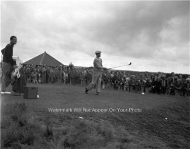 BEN HOGAN RARE 1953 BRITISH OPEN PHOTO PROFESSIONAL AUGUSTA MASTERS CHAMPION