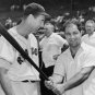 Ted Williams with Rocky Marciano Rare Baseball Photo