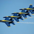 The Bule Angels in Formation Navy Expert  Airman