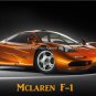 MCLAREN F-1 ENGLISH HIGH PERFORMANCE AUTOMOTIVE LUXURY SPORTS CAR PHOTO