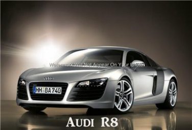 AUDI R-8 GERMAN AUTOMOTIVE MID-ENGINE 2-SEATER SPORTS CAR PHOTO