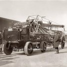 Antique New York Fireman Fire truck Department Firefighter N Y F D Heroes Photo
