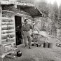 1900 Pikes Peak Colorado Gold Prospector Photo Log Cabin Home Rocky Mountains