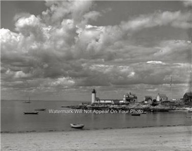 Gloucester Coast Old Lighthouse Ocean Water Sailboats Nautical Wall Art Photo