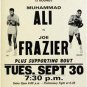 Muhammad  Ali Joe Frazier 1971 Fight Poster Photo