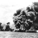 JAPANESE ATTACK PEARL HARBOR NAVAL BASE PHOTO USS ARIZONA WEST VIRGINIA TENNESSE