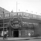 DRUG STORE PHOTO WASHINGTON D.C. VINTAGE  DENTIST RX MEDICINE CIGARS
