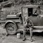 West Virginia Coal Miner 1938 Photo Dust Mining Shafts Black Lung Vintage Truck
