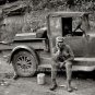 West Virginia Coal Miner 1938 Photo Dust Mining Shafts Black Lung Vintage Truck