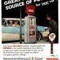 TEXACO SKY CHIEF GASOLINE AD PHOTO NOSTALGIC METAL SIGNS GAS PUMPS AUTOMOBILES