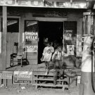 VINTAGE OLD COUNTRY STORE 1938 PHOTO LOUSIANA METAL COKE SIGNS GAS PUMP
