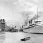 Vintage Great Lakes Passenger Luxury Steamship North Land Buffalo river Photo