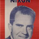 POSTER PHOTO RICHARD M NIXON REPUBLICAN CANDIDATE FOR PRESIDENT UNITED STATES