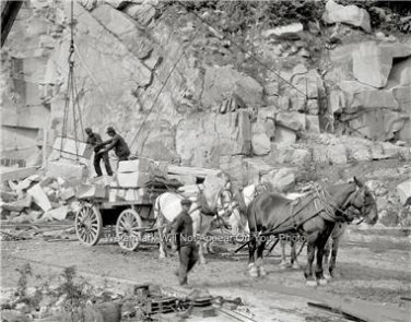 NOSTALGIC SCENE AMERICANA CONCORDE NEW HAMPSHIRE 1908 HORSE WAGON GRANITE PHOTO