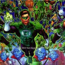 Green Lantern Classic Cartoon Super Hero Poster 13 x 19