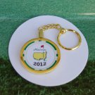THE MASTERS 2012 POKER CHIP GOLD TONE KEY CHAIN GOLF BALL MARKER ACCESSORY GIFT