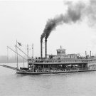PADDLE WHEEL STEAMSHIPS RIVER BOAT THE AMERICA MISSISSIPPI  RIVER TRAVEL PHOTO