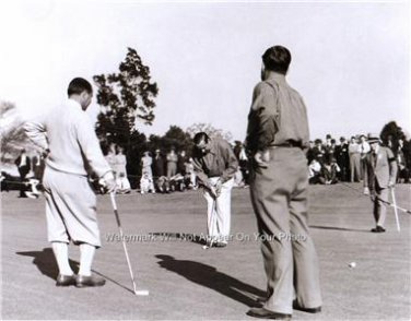 BOBBY JONES WALTER HAGEN GENE SARAZEN PGA GOLF PROFESSIONAL MASTERS PHOTO