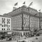 HOTEL ASTOR TIMES SQUARE AREA NEW YORK CITY PHOTO 1909 NOSTALGIC HORSE CARRIAGES
