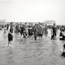 ATLANTIC CITY NEW JERSEY SWIMWEAR PHOTO 1905 BLACK & WHITE BOARDWALK PRE CASINOS