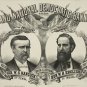 1880 PRESIDENTIAL CAMPAIGN POSTER PHOTO GENERAL HANCOCK DEMOCRATIC WHITE HOUSE