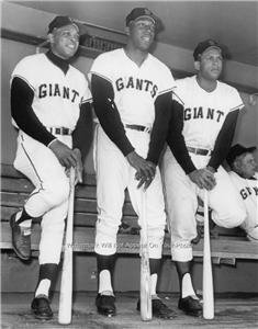 WILLIE MAYS ORLANDO CEPADA SAN FRANCISCO GIANTS PHOTO MAJOR LEAGUE BASEBALL