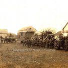 ANTIQUE FARMING EQUIPMENT PHOTO HORSE WAGONS COMBINE HARVESTER COUNTRY HOUSE