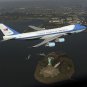 STATUE OF LIBERTY PRESIDENTS AIR FORCE ONE JET PHOTO WHITE HOUSE IN THE SKY