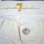 7 FOR ALL MANKIND Jeans Ivory Wash Bootcut Blue Sz 26 (US Sz 2)