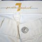 7 FOR ALL MANKIND Jeans Ivory Wash Bootcut Blue Sz 26 (US Sz 2)