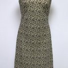 Ann Taylor Factory Dress sz 0 Ivory Black Polka Dot Shift Career Dress