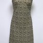 Ann Taylor Factory Dress sz 0 Ivory Black Polka Dot Shift Career Dress