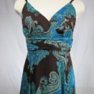 Donna Morgan Beaded Paisly Maxi SunDress Size 6