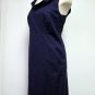 Ann Taylor Purple Retro Cotton Dress sz 6 sheath style