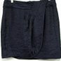 Nanette Lepore Skirt Mini Tea Party Navy Poly Blend Skirt Size 8 MSRP $295