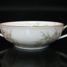 2 Haviland Theodore Rosalinde China New York Cream Soup Bowl w/ Handles.4 7/8".