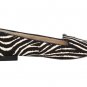 NWB Michael Kors Sz 7 Med 'Ailee' Black and White Calf Hair Leather Flats