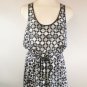 NWT Michael Kors Sz L Amalfi Black Kaleidoscope Geometric Print Maxi Dress