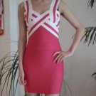 NEW Womens V-neck Bodycon bandage party prom dress pink Wholesale