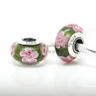 High Quality Screw Core Murano Glass Beads Charms S925 Silver Fit European Bracelets ZS003