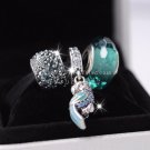 2016 summer Woman jewelry Parrot starfish series jewelry set 925 sterling silver Charm Beads DIY
