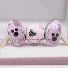 2016 Woman jewelry Disney Pink enamel jewelry set 925 sterling silver Charm Beads