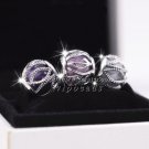 NEW Jewelry Set Charm beads S925 Silver Intertwining Radiance Fit European charms Bracelets