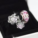 2016 Spring Collection Floral Daisy Lace Jewelry Sets S925 Sterling Silver Charm beads